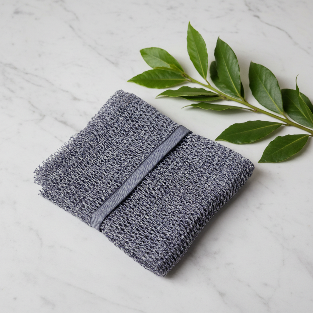 Grey Peelingnetz laurel marble